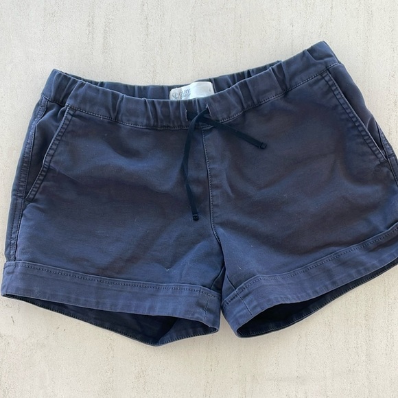 Navy carve design shorts size 4 with draw string - Picture 1 of 6
